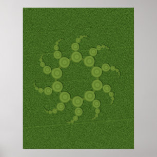 Poster UFO-cirklar i Skörd (minsta är $12,10)