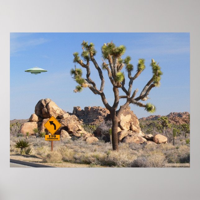 Poster UFO-korsning (Framsidan)