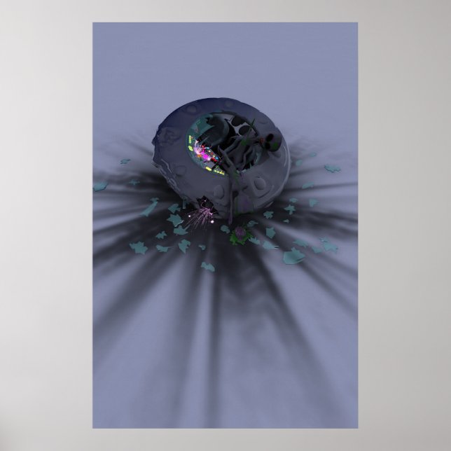 Poster UFO-utstryk (Framsidan)