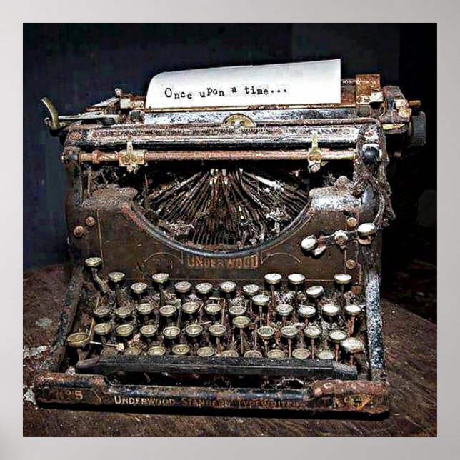 Poster, Underwood, vieille machine à écrire Poster (Framsidan)