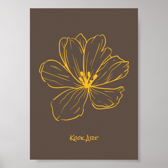 Poster - Une petite fleur pour décorer vos murs (Framsidan)