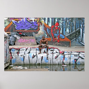 Poster, "Urban Swimming Hål" Poster
