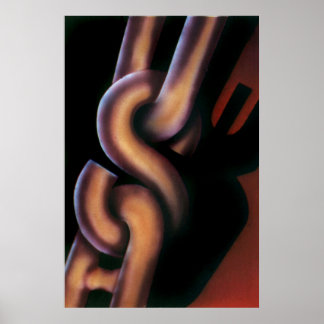 POSTER USA Chains Propaganda