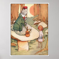 Poster utskrift: Alice uppfyller vattenpelaren