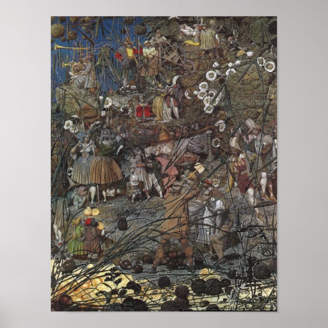 Poster/utskrift av älva: Huvudstreck för mejerivar Poster (Framsidan)