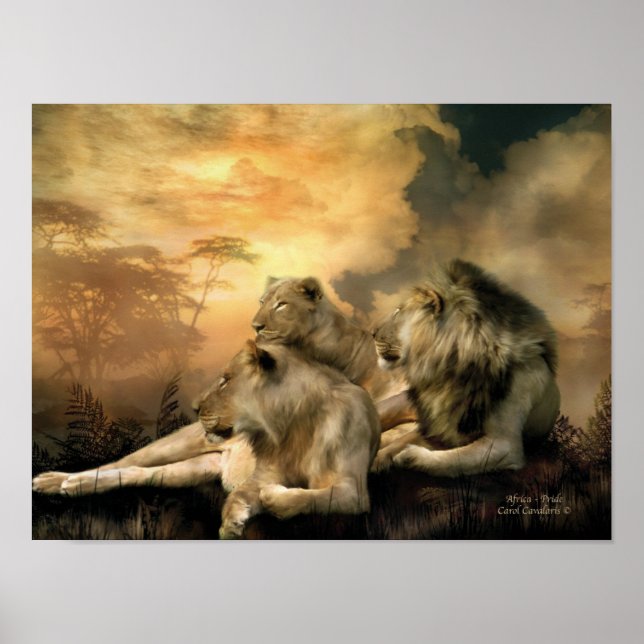Poster/utskrift av bilder i afrika-Pride Poster (Framsidan)