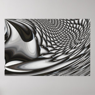Poster utskrift av Digital Abstrakt Art-