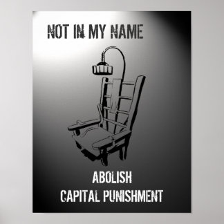 Poster utskrift av dödsstraff