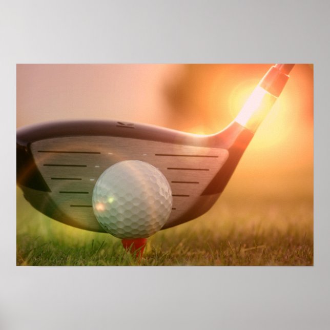Poster utskrift av Golf Putter (Framsidan)