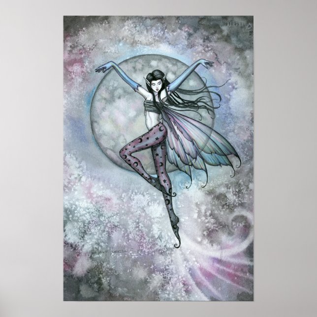 Poster utskrift av gotin Fairy (Framsidan)