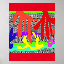 Poster utskrift av handjive