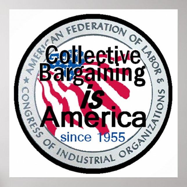 Poster utskrift av kollektiva förhandlingar (Framsidan)