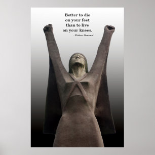 Poster utskrift av La Pasionaria Freedom Fighter