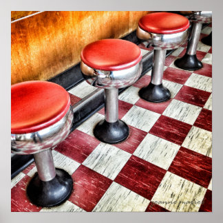 Poster utskrift av markerat föregående kvadrat