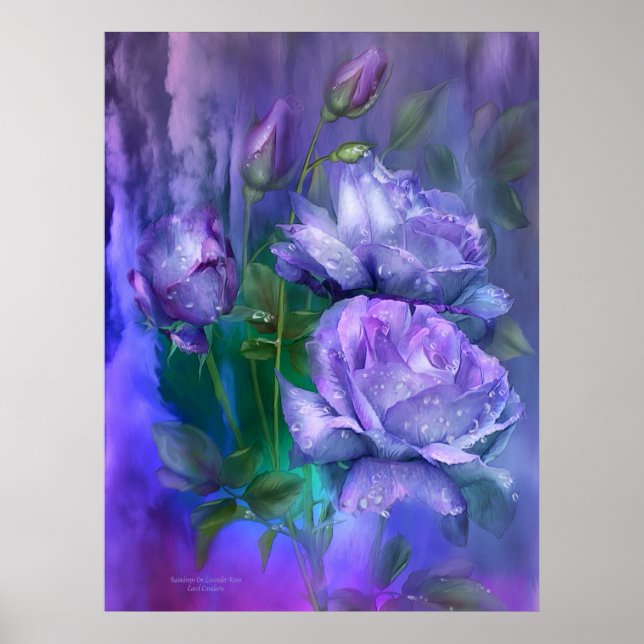Poster/utskrift av nederlag på Lavender Ro Art Poster (Framsidan)