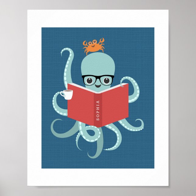 Poster utskrift av oktopus-Personlig (Framsidan)