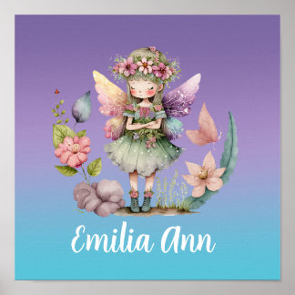 Poster utskrift av personlig i cute