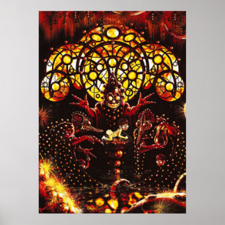 Poster utskrift av Pinmask