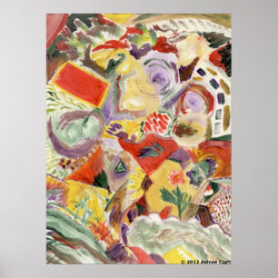 poster utskrift av "Rainbow Kitchen"