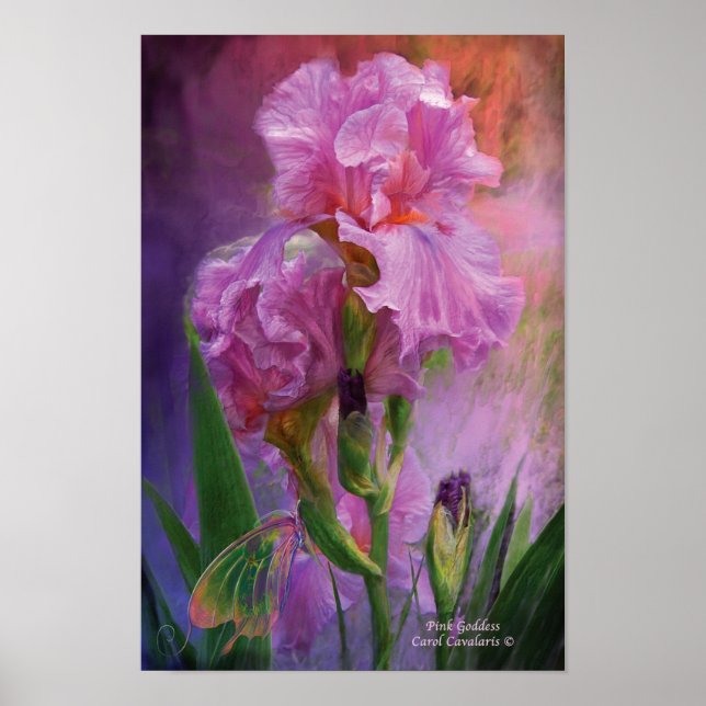 Poster/utskrift av rosa guddess konst poster (Framsidan)