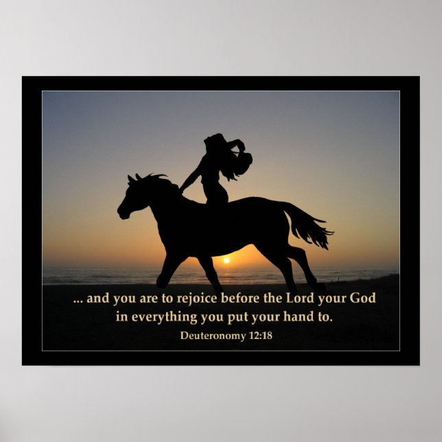 Poster utskrift av solnedgång (Framsidan)