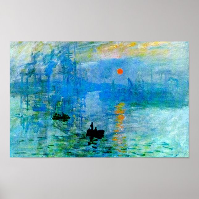 Poster utskrift av soluppgång (Framsidan)