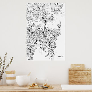 Poster utskrift av Sydegra Australien