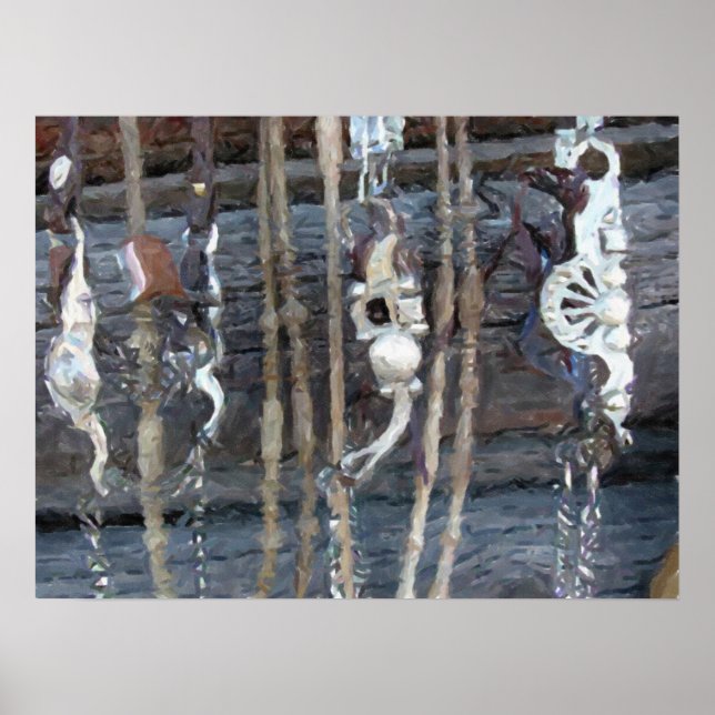 Poster utskrift av westerna häst-bitar (Framsidan)