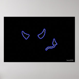 Poster utskrift i djävulen