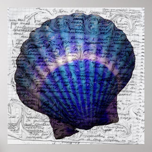 Poster utskrift i Mysterious Sea (Framsidan)