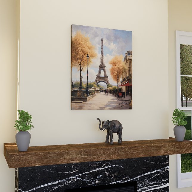 Poster utskrift i Paris på Canvas (Skapare uppladdad)