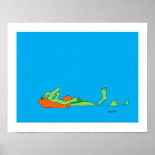Poster utskrift med Gator 11x14
