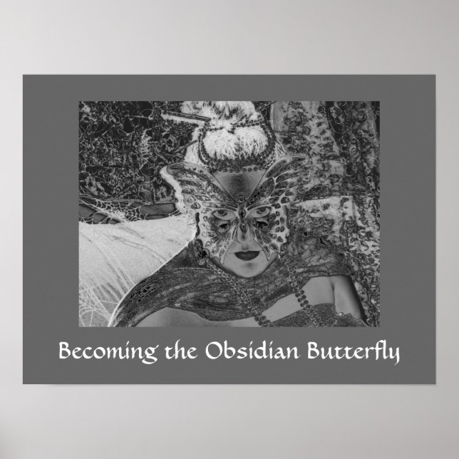 Poster utskrift när du blir Obsidian Butterfly (Framsidan)