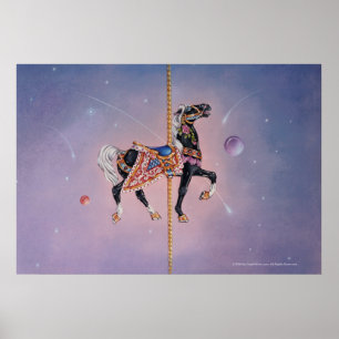 Poster, utskrifter - Petaluma Carousel Horse 2 Poster