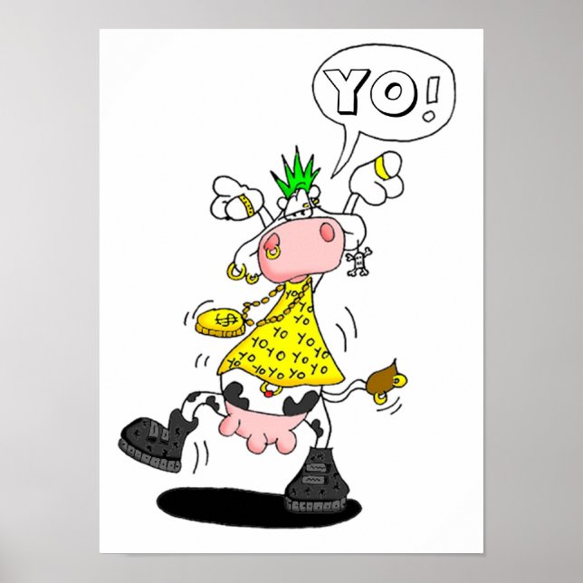 poster vache punk (Framsidan)