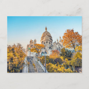 Poster vackra Sacre Coeur Vykort