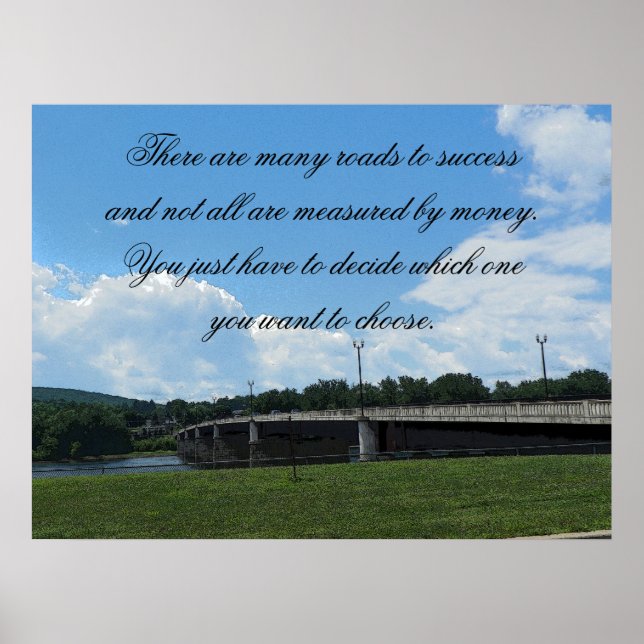 Poster väg till framgång (Framsidan)