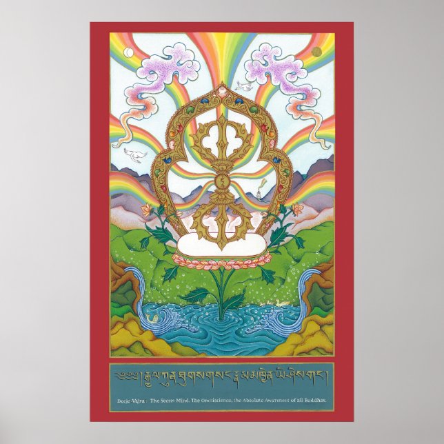 POSTER Vajra (Tib. Dorje) - från $14,25 (Framsidan)