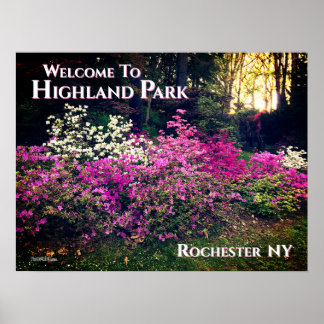 Poster - Välkommen till Highland Park Rochester NY