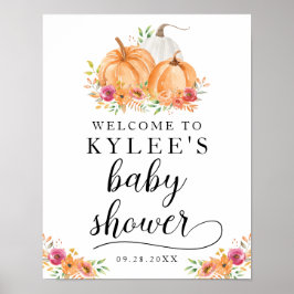 Poster välkomstplats för alla babyskor