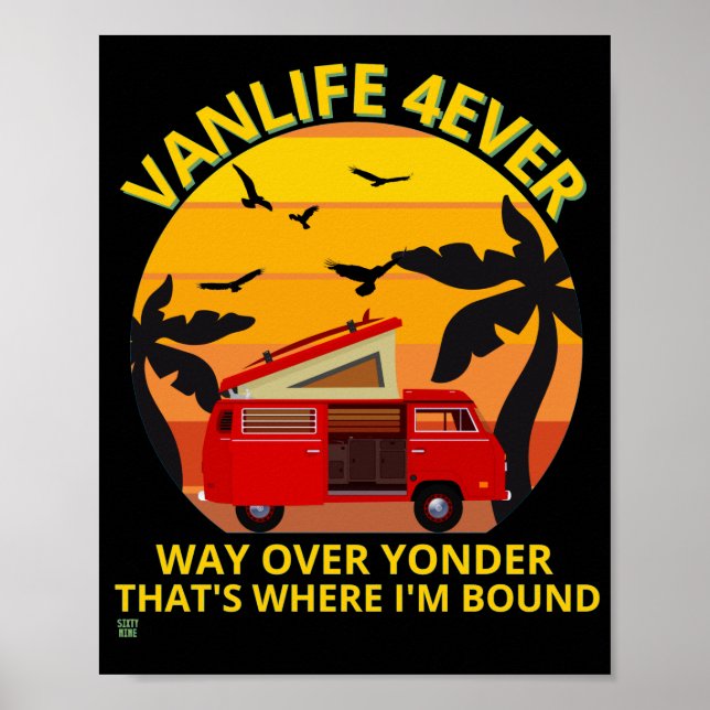 poster "VANLIFE.." (Framsidan)