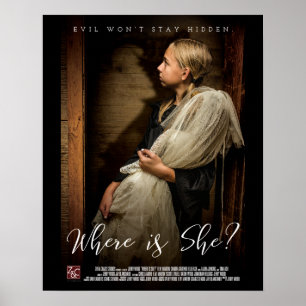 Poster - "Var är hon?" Storlek: 16 tum x 20 tum -