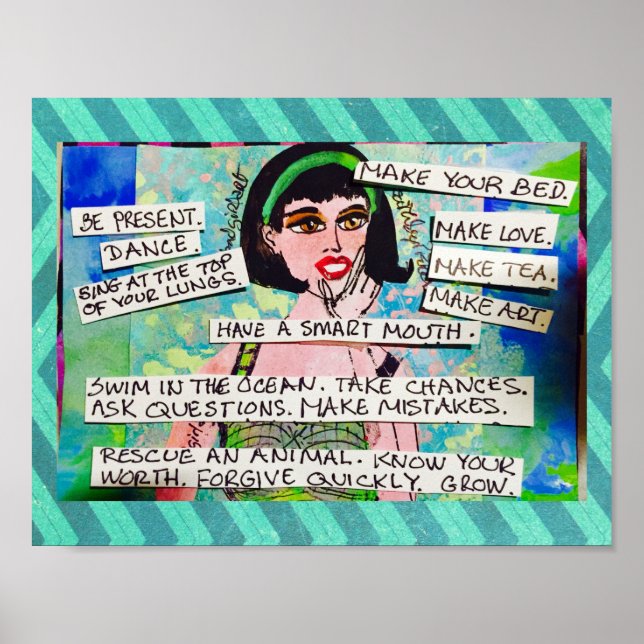 POSTER - VARA NÄRVARANDE (Framsidan)