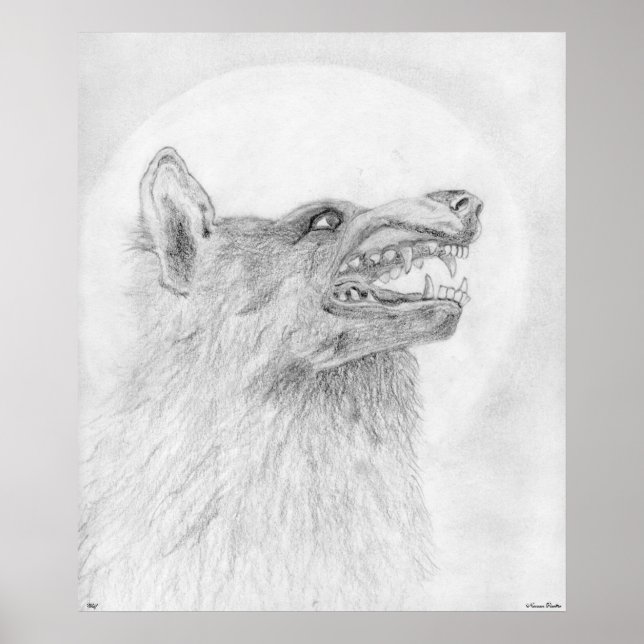 Poster varg (Framsidan)