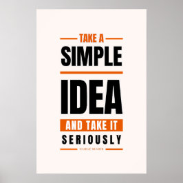 Poster variant för Charlie Munger-offert