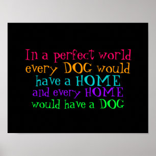 poster varje hem ha en hund