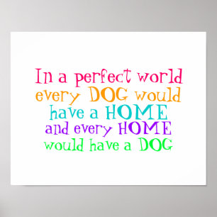poster varje hem ha en hund