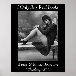 poster väster för bokbutik