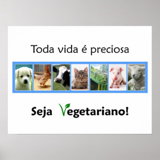 Poster Vegetariano