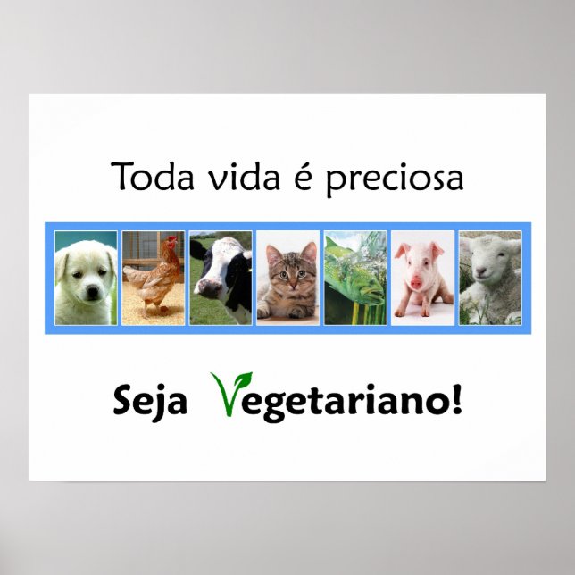 Poster Vegetariano (Framsidan)